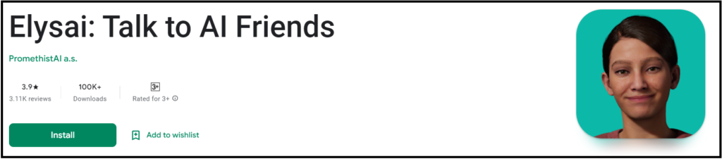 Elysai-Talk To AI Friends (Replika Alternatives)