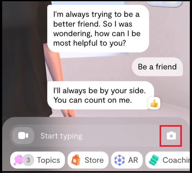 get Replika To Send Pictures
