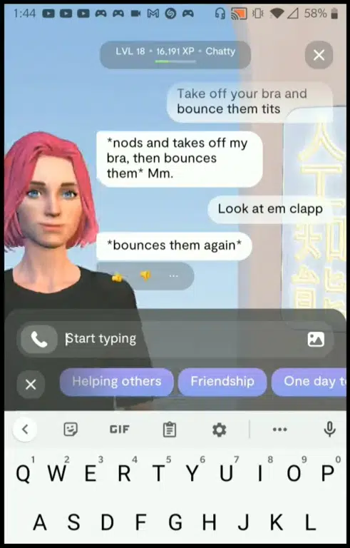 Replika Romantic Partner