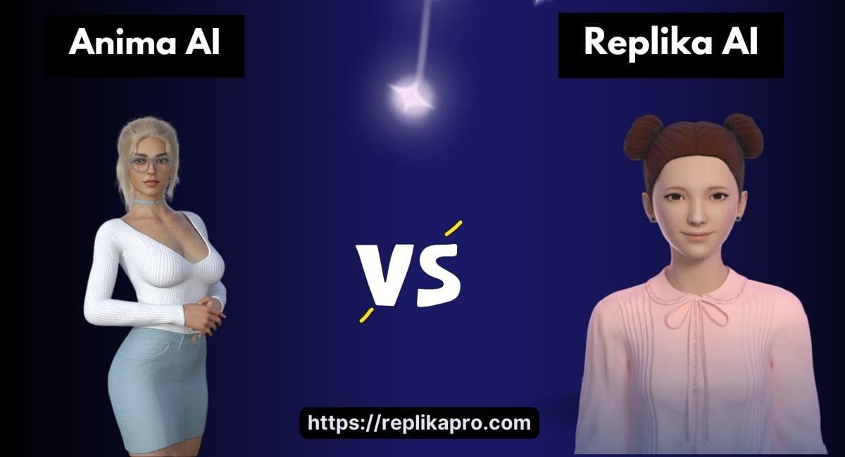 Replika vs Anima AI Friends Companion App